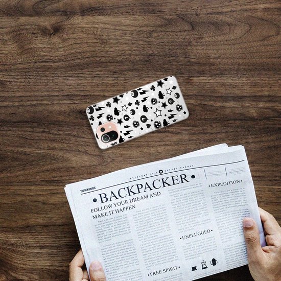 Bumper Housse Etui pour Xiaomi Mi 11 Lite Coque Silver Punk