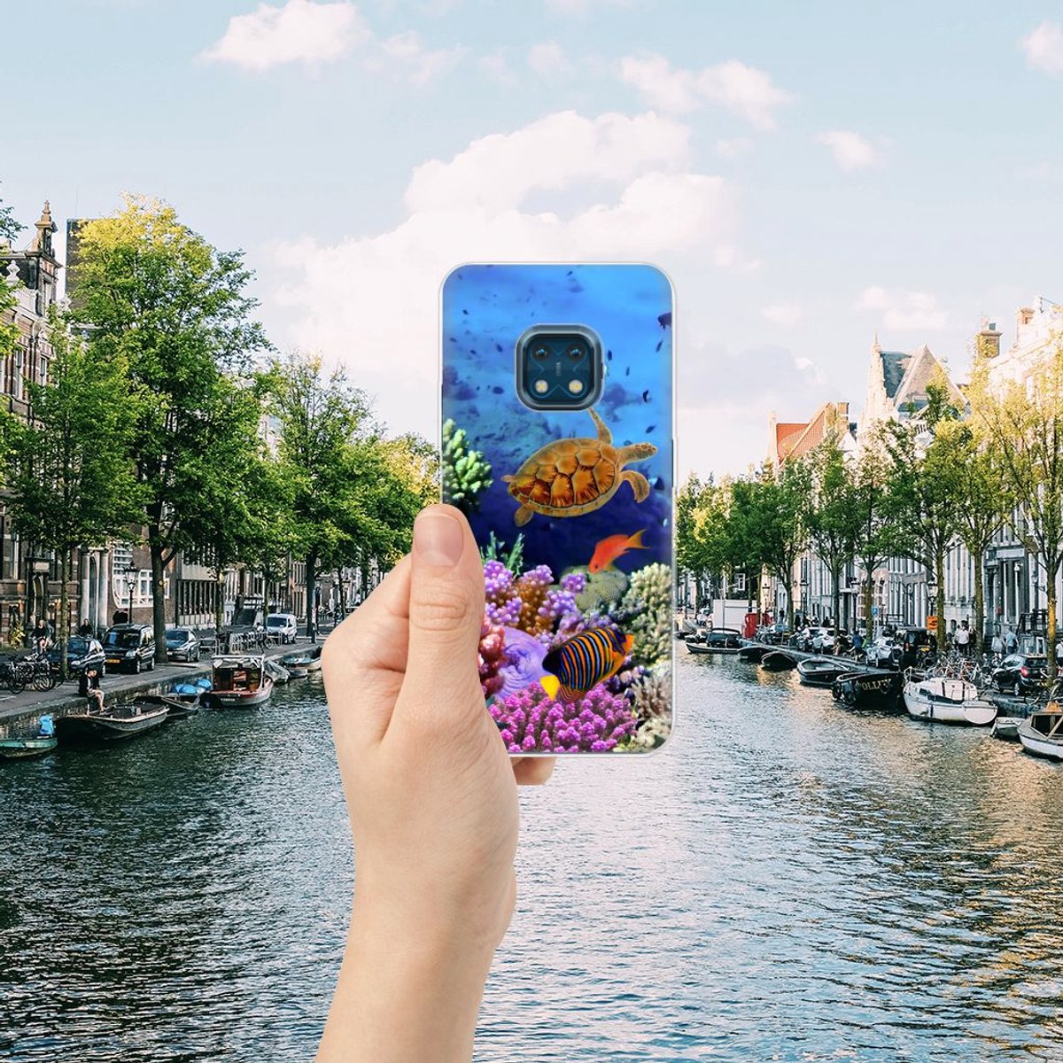 Nokia XR20 TPU Hoesje Vissen