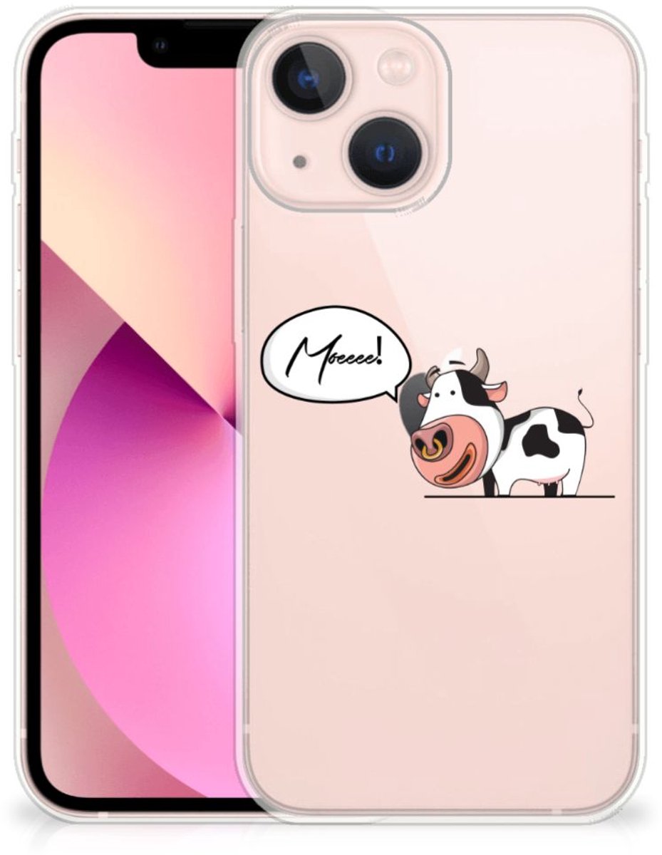iPhone 13 mini Telefoonhoesje met Naam Cheeky Cow
