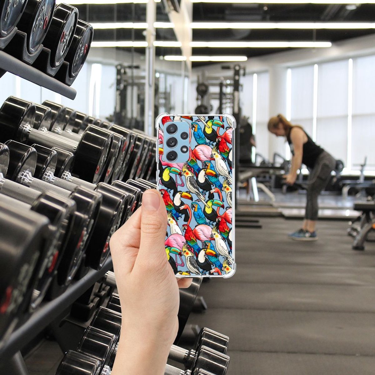 Samsung Galaxy A73 Case Anti-shock Birds