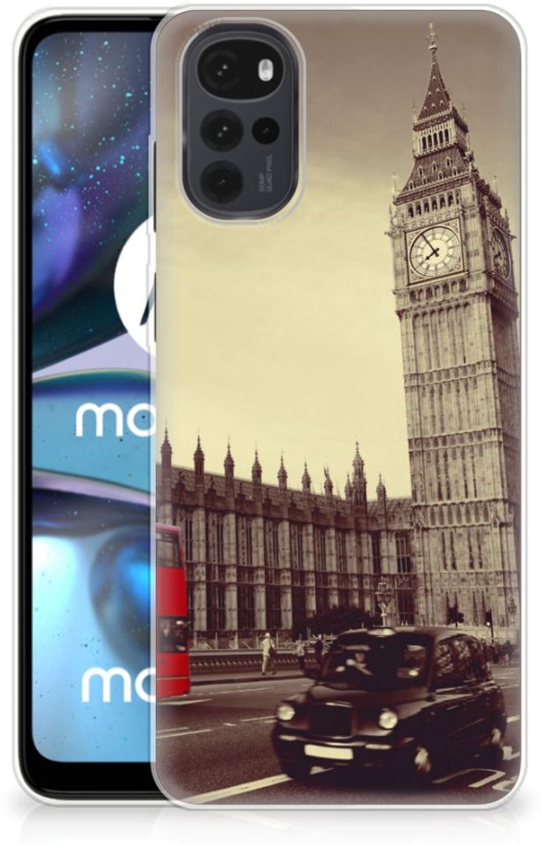 Motorola Moto G22 Siliconen Back Cover Londen