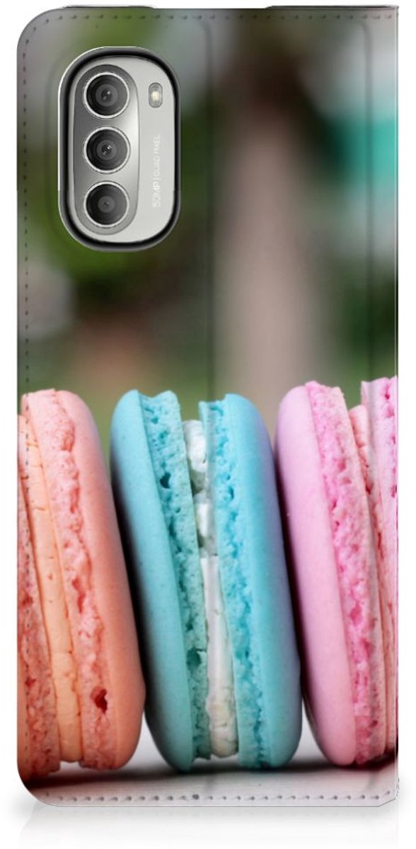 Motorola Moto G51 5G Flip Style Cover Macarons