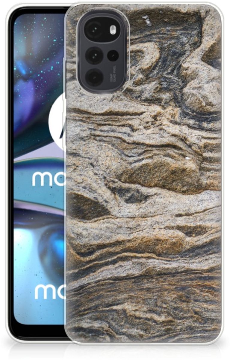 Motorola Moto G22 TPU Siliconen Hoesje Steen