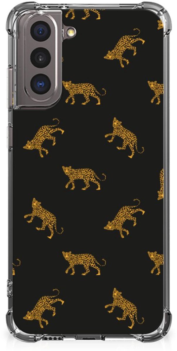 Case Anti-shock voor Samsung Galaxy S21 Leopards