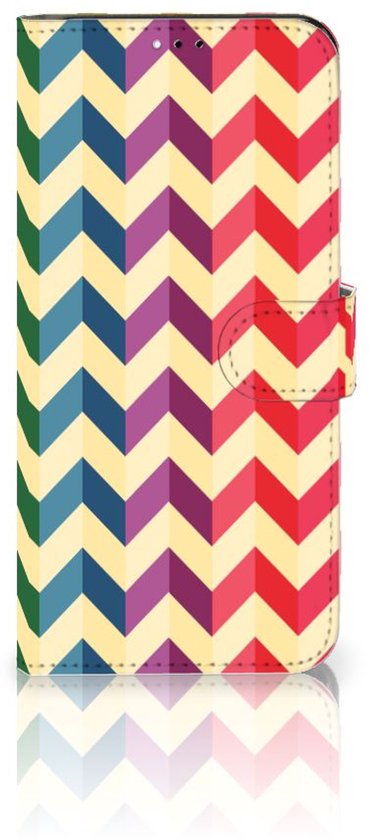 Flip Case pour Samsung Galaxy A23 Coque Zigzag Couleur