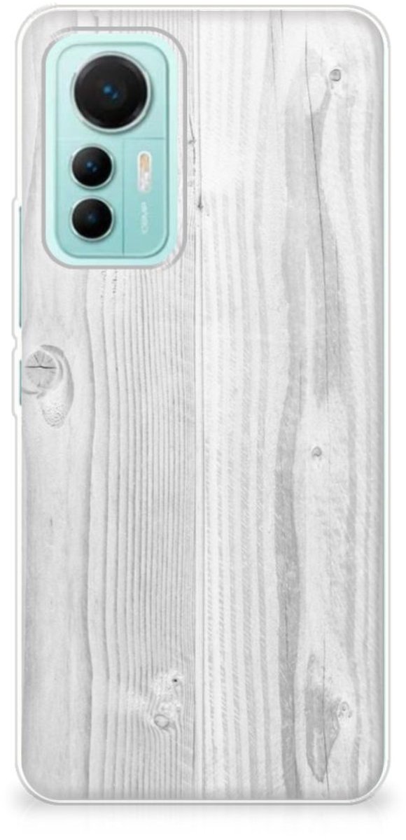Xiaomi 12 Lite Bumper Hoesje White Wood