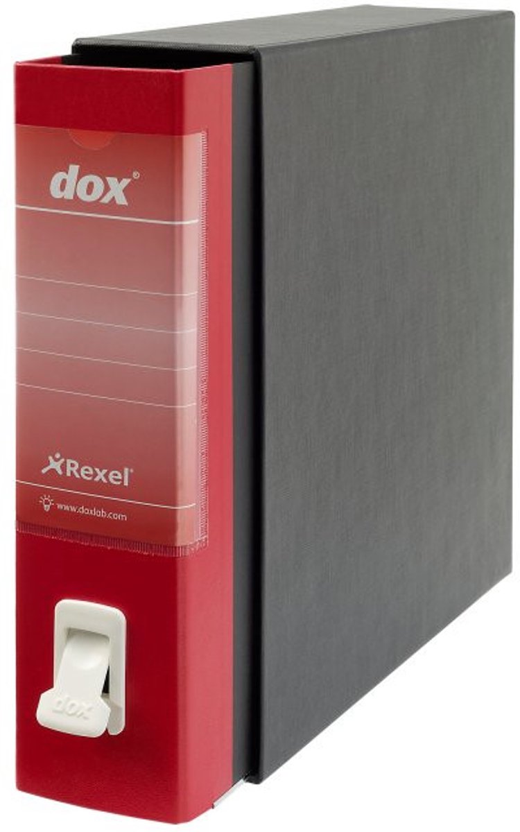 Rexel D26211 ringband Foolscap Zwart, Rood