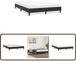 vidaXL Bedframe zonder matras 140x210 cm fluweel zwart