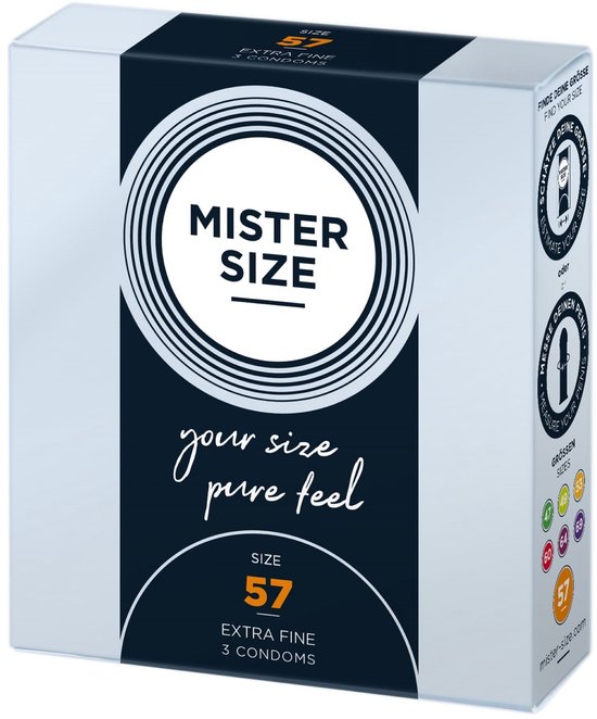 MISTER SIZE 57 Ultra Dunnen L condooms (3 pack)