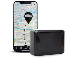 GPS Tracker Auto - Magneet GPS Tracker - Locatie Tracker - Auto Tracking Systeem - GPS Tracker Auto Zonder Abonnement - SIM Kaart - Anti-Diefstal - Auto Tracker - Waterdicht - 90 Dagen Batterijduur - Zwart