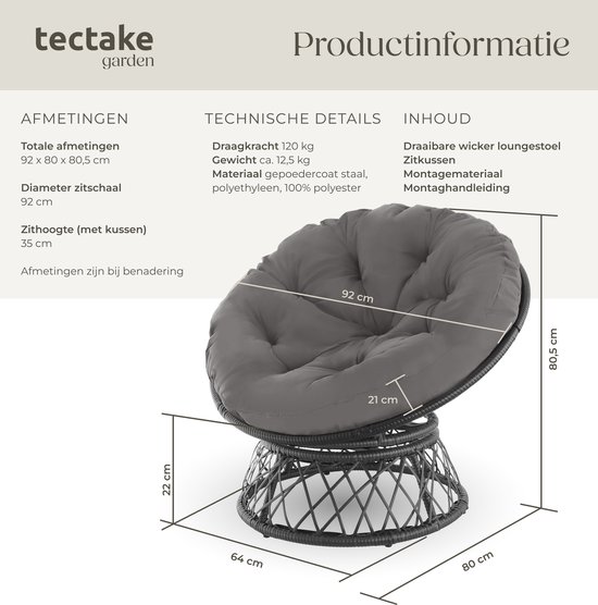 Shaggy kussen voor de papasan fauteul, pluzg kussen voor papasan