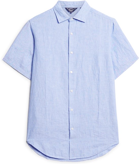 Superdry - Studios casual linnen overhemd - Heren - Shirts