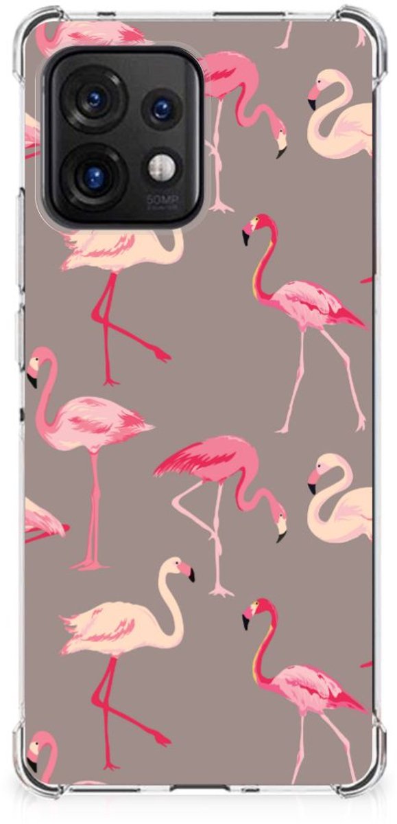 Motorola Edge 40 Pro Case Anti-shock Flamingo