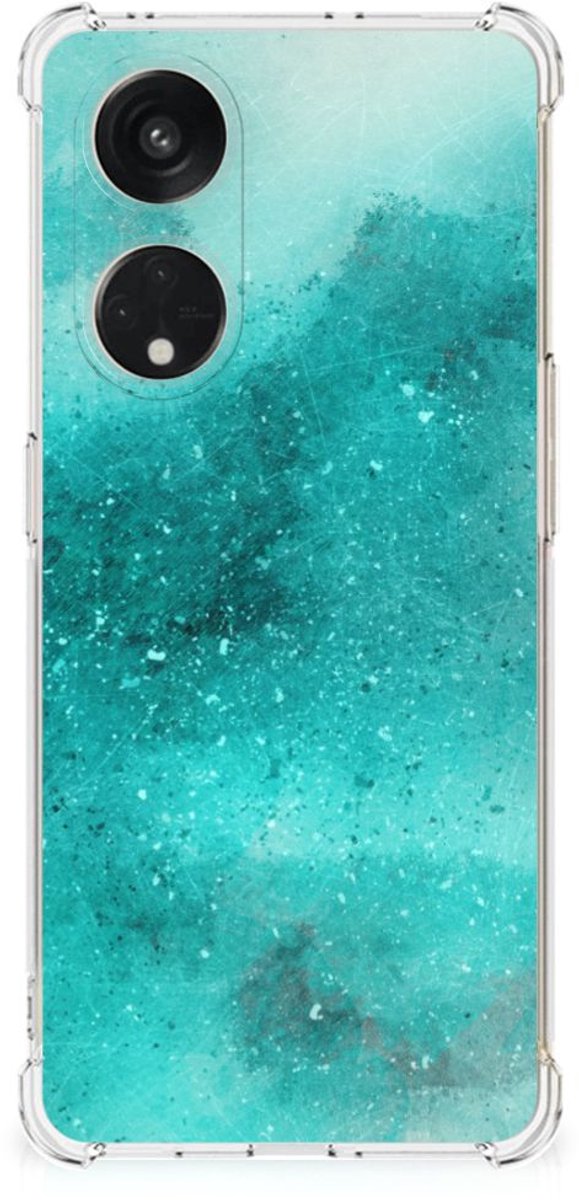Back Cover OPPO A98 Painting Blue