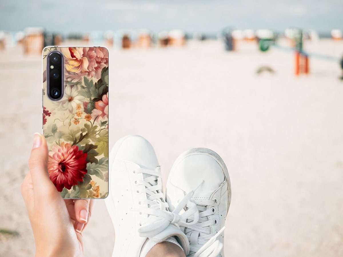 TPU Case voor Sony Xperia 1 V Bloemen