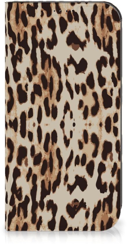 Étui pour Smartphone adapté à iPhone 15 Pro Max Book Cover Léopard