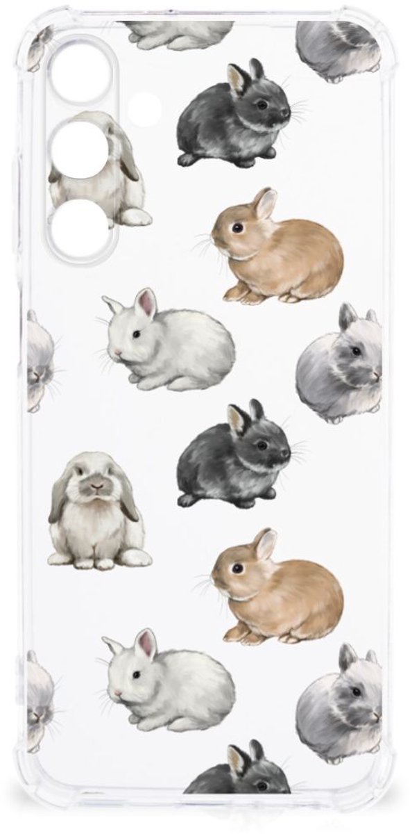 Case Anti-shock voor Samsung Galaxy A25 Konijntjes