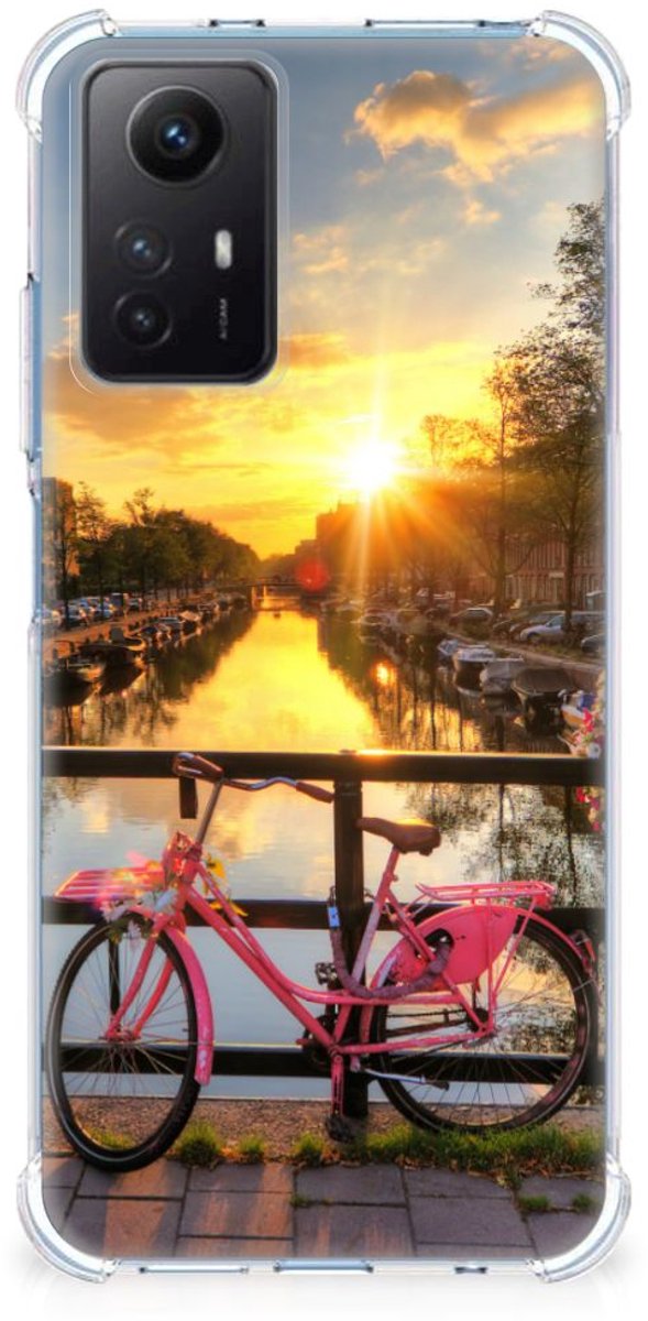 Xiaomi Redmi Note 12s Telefoonhoesje met valbescherming Amsterdamse Grachten