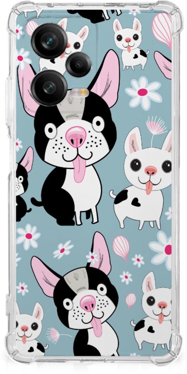 Xiaomi Redmi Note 12 Pro Plus Case Anti-shock Hondjes