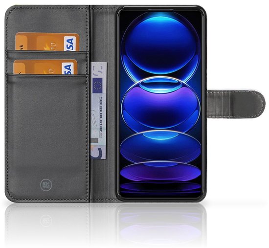 Coque Téléphone Xiaomi Redmi Note 12 5G | Poco X5 Housse en Cuir Premium Flip Case Portefeuille Etui pour Aquarelle Lumière