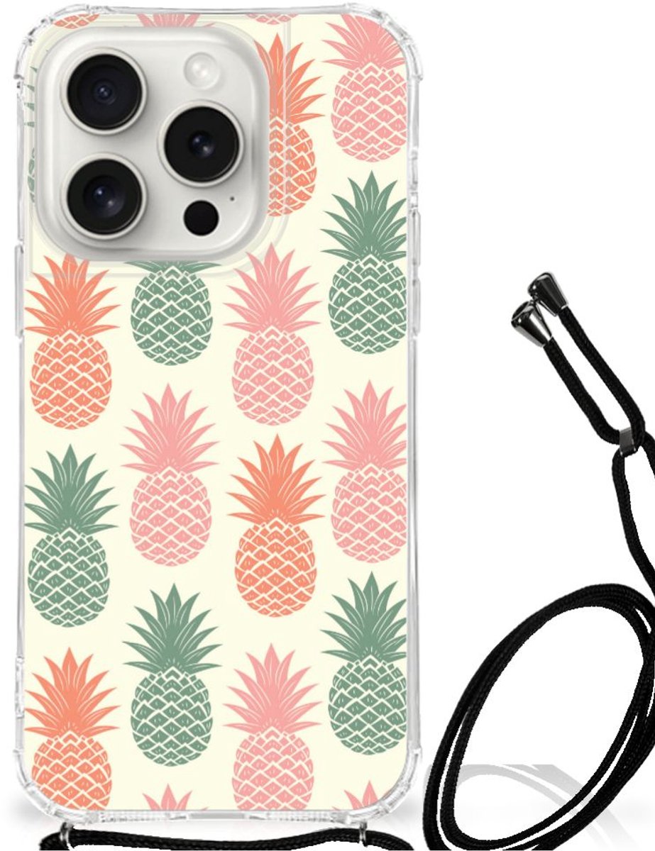 iPhone 15 Pro Beschermhoes Ananas