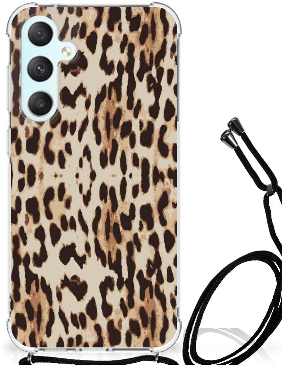 Samsung Galaxy S23 FE Case Anti-shock Leopard