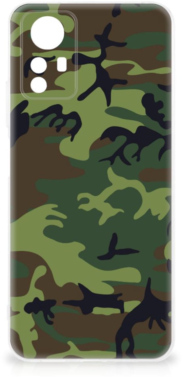 TPU Hoesje voor Xiaomi Redmi Note 12S TPU bumper Army Dark