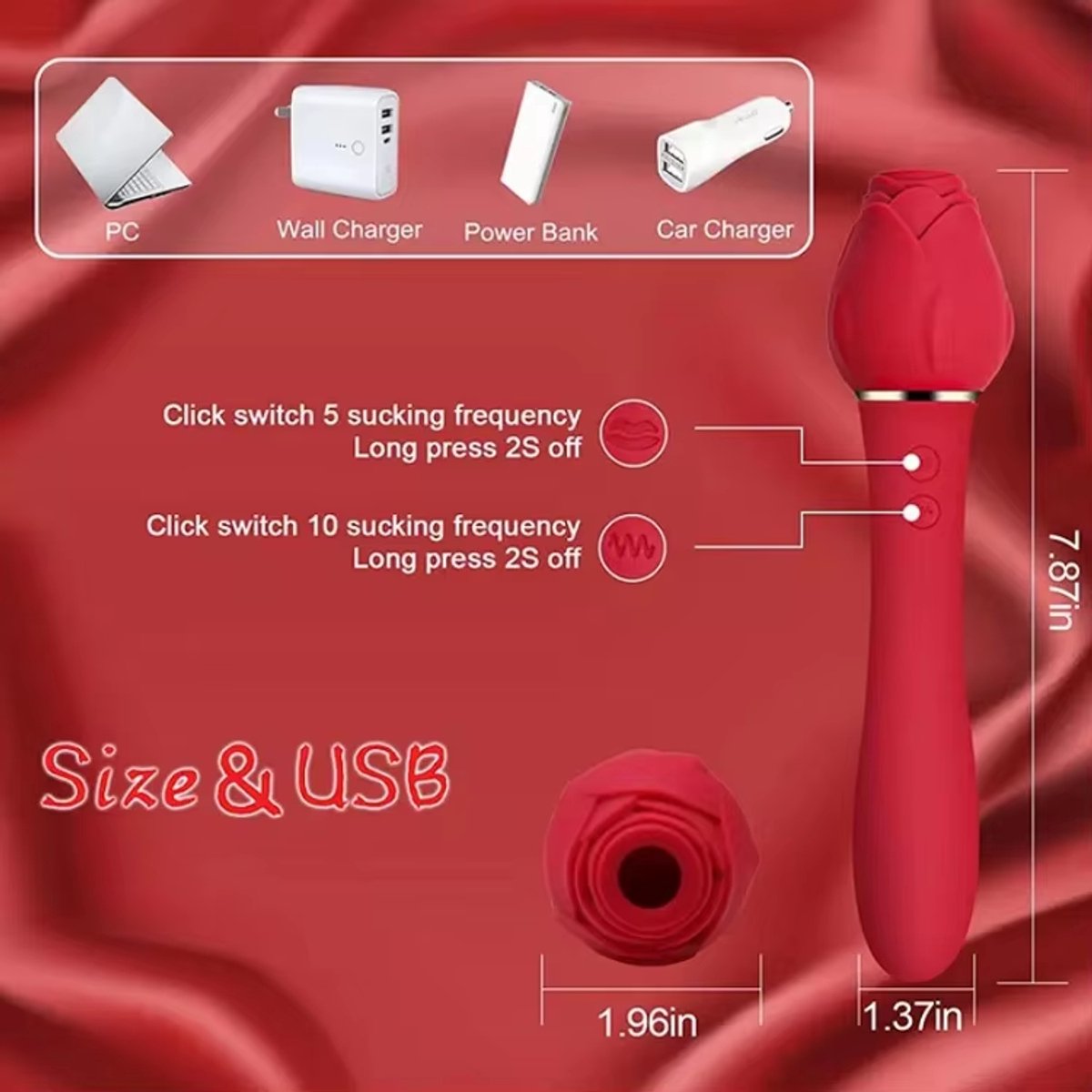 Bol.com Luchtdruk Vibrator - dildo - 15 standen - Vibrators voor vrouwen - Vibrators - G spot - Sex toys - Erotiek - Sekspeeltje... aanbieding