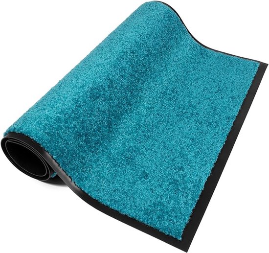 use & wash Paillasson - Use&Wash - Tapis de passage à sec - Turquoise - 200 x 200 cm