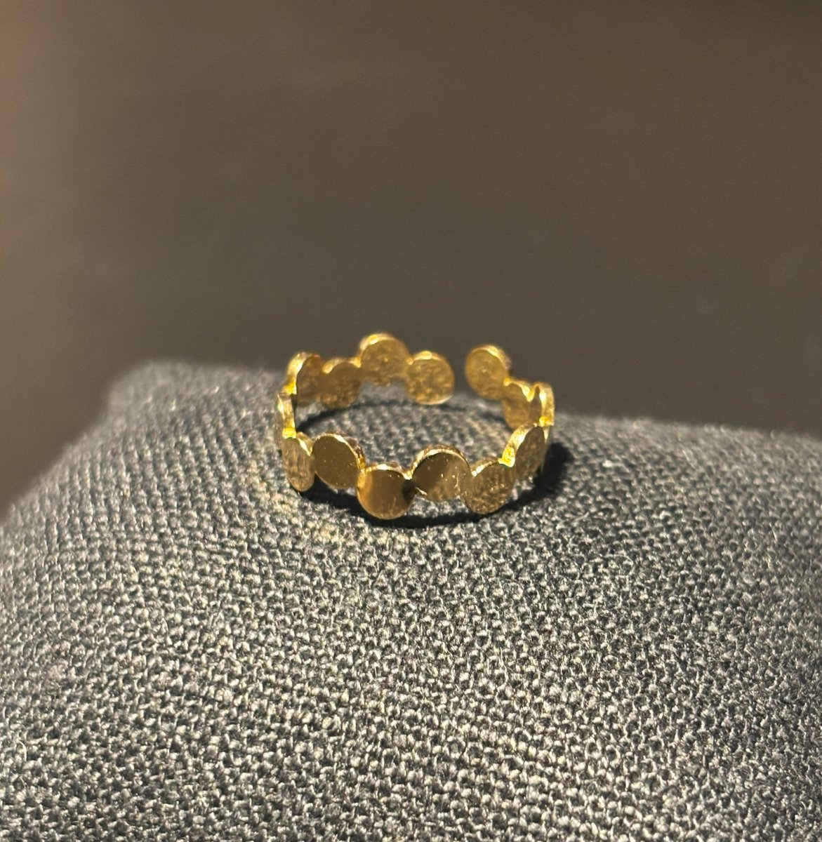 No-Fade Goud-Stijl Vergulde Meerdere Cirkel Ring Sieraden Voor Dames En Heren