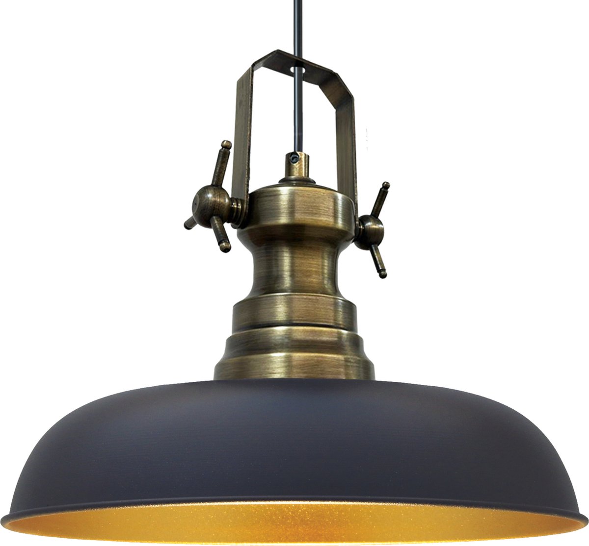 Bamyum Hanglamp Vintage Industrieel Nota Keukenlamp Zwart Hangend Vintage