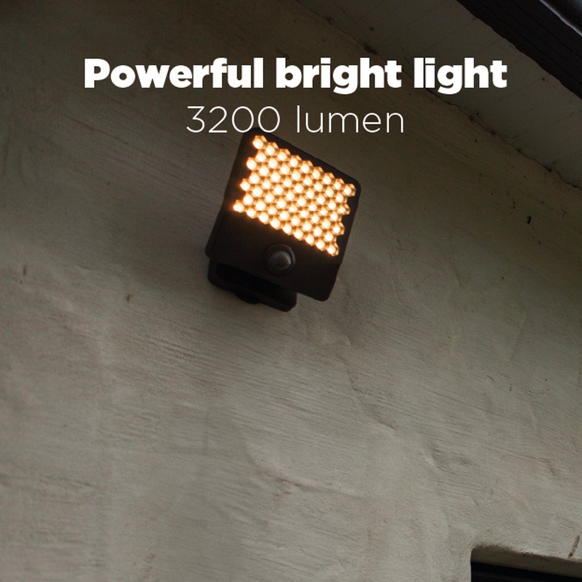 Lutec Atlantis - LED security wandlamp voor buiten - Anti-verblinding