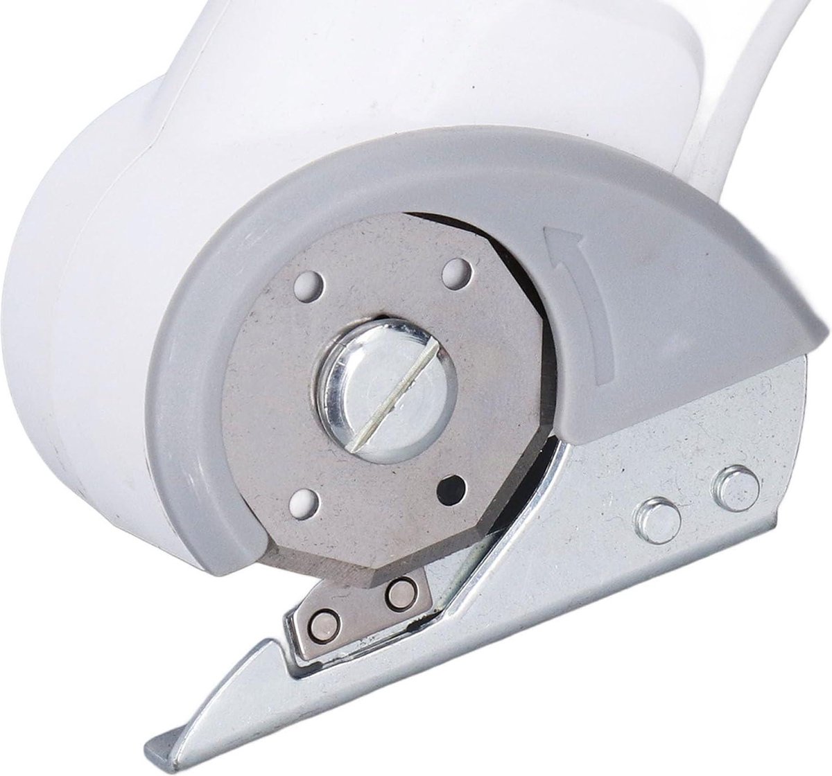 Uadme Elektrische Schaar, 4,2V/2,0Ah Elektrische Kartonnen Snijder met 2 Messen en een LED, Draadloze Rotatieschaar Oplaadbaar Snijgereedschap voor Stof Leer en Karton Uadme Elektrische Schaar, 4,2V/2,0Ah Elektrische Kartonnen Snijder met 2 Messen en een LED, Draadloze Rotatieschaar Oplaadbaar Snijgereedschap voor Stof Leer en Karton