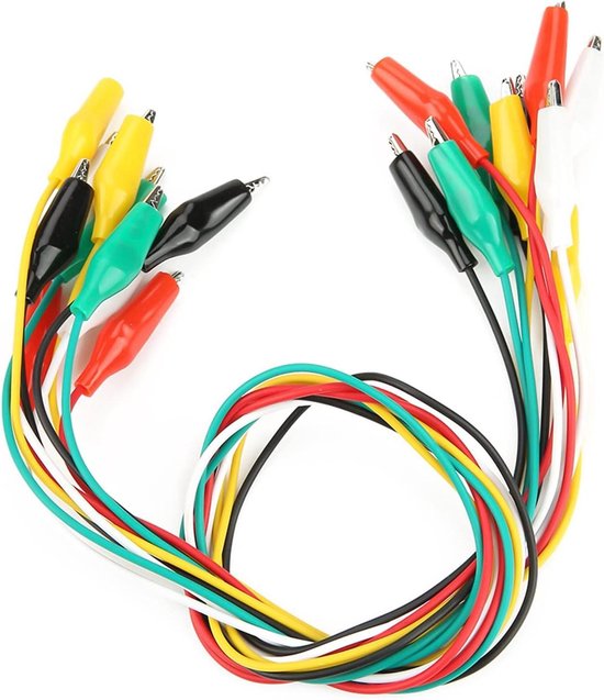Gjyia 1 Paar Alligator Test Clips Klem naar USB Mannelijke Vrouwelijke