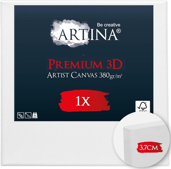 Artina FSC® Schildersdoeken 3D Premium - 50x50 cm - 2 stuks