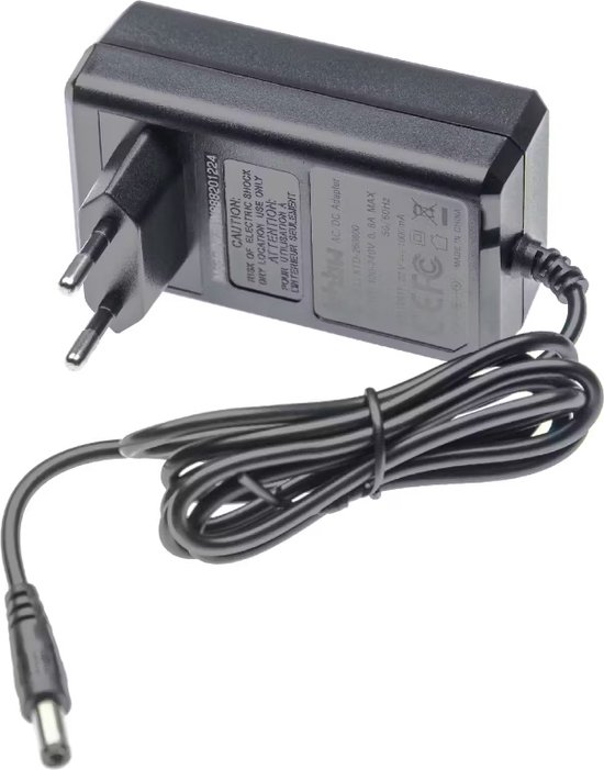 Foto: Voedingsadapter voor husqvarna automower 210 c oplaadstation 1 1 meter zwart