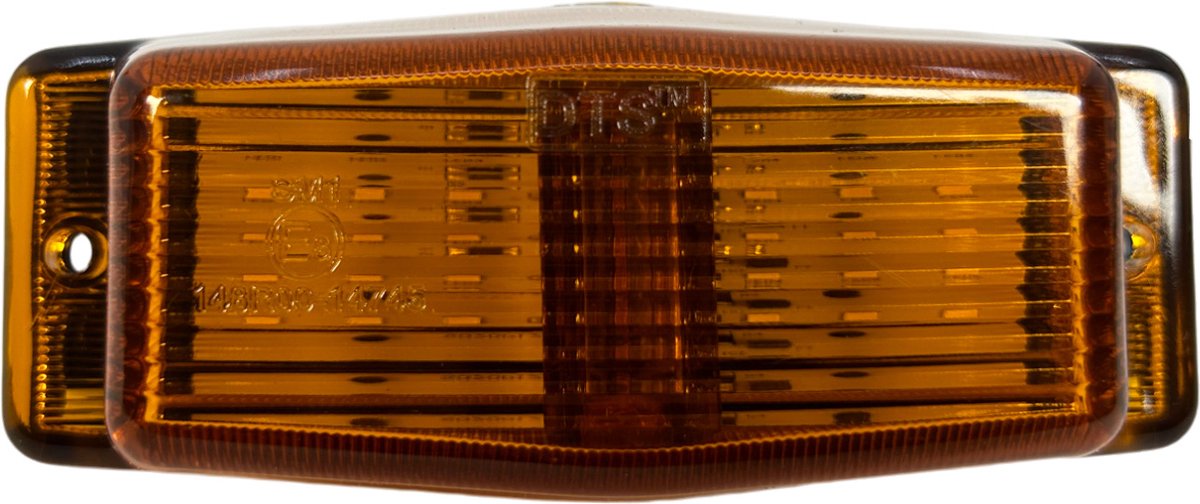 Dubbel brander markeerverlichting ORANJE met Ba15 fitting