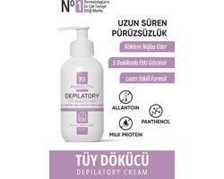 Purelith Laser Effectieve ontharings- en haarverminderende ontharingscrème voor alle huidtypes - 250 ml