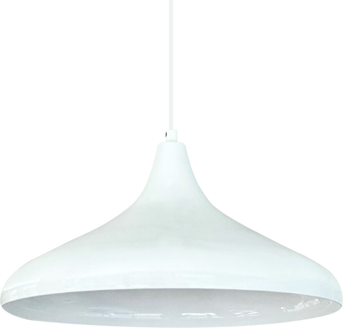 Bamyum Hanglamp Champion 35cm Metaal Wit E27 Lamp