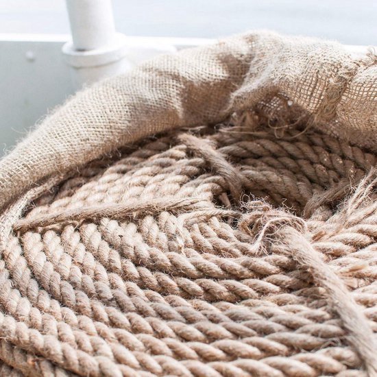 Tuin Touw Sisal Touw 6mm DQ-PP Jute Touw, 25 M, 6 Mm Dik Jute Koord, Bruine Natuurlijke Vezels, Decoratief Touw, Voor Macramé, Tuin, Touwtrekken, Trapleuning Enz Macrame Touw 6mm 10 Meter Lengte