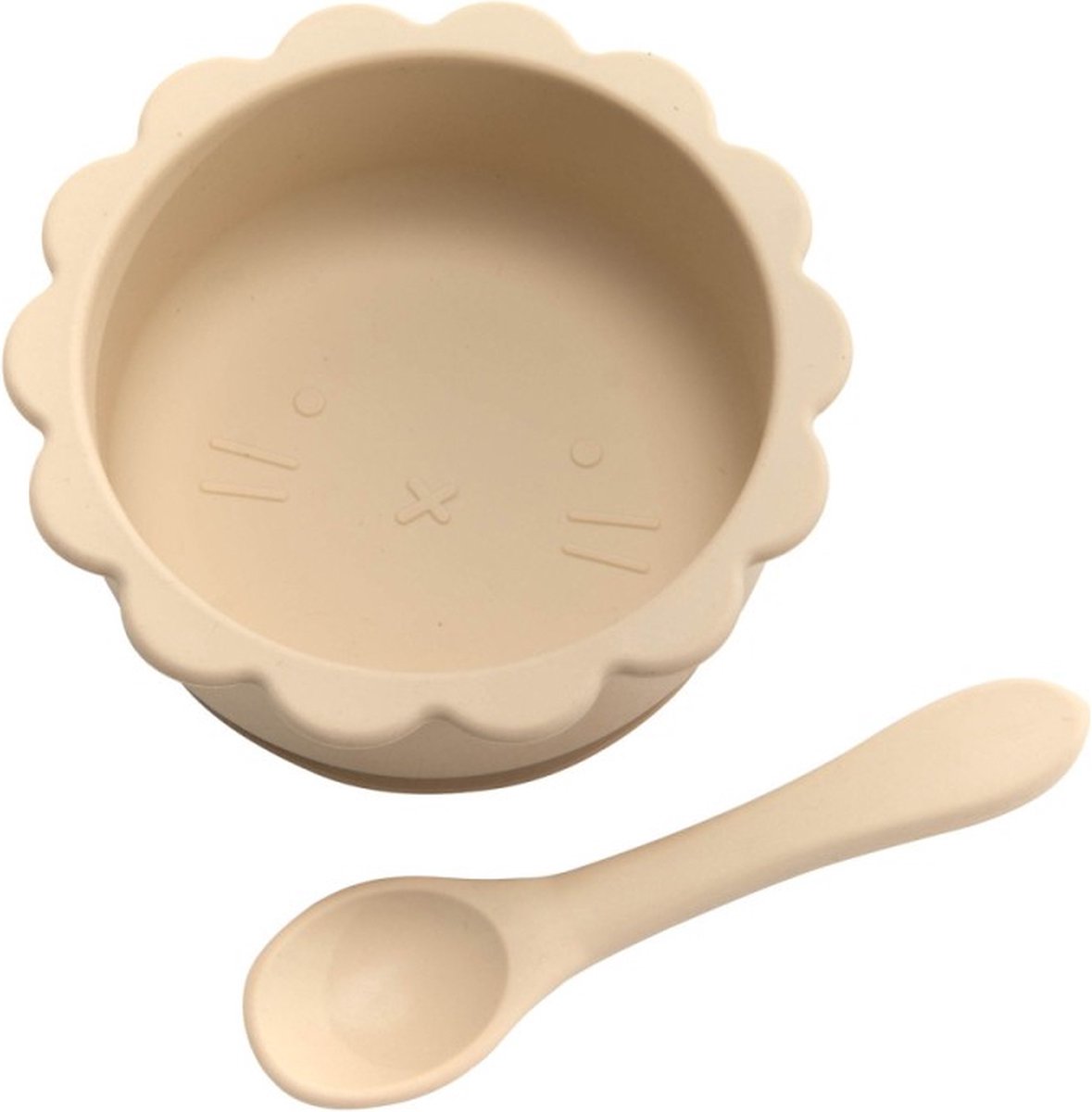 Amadeus les Petits | Siliconen kom + lepel set