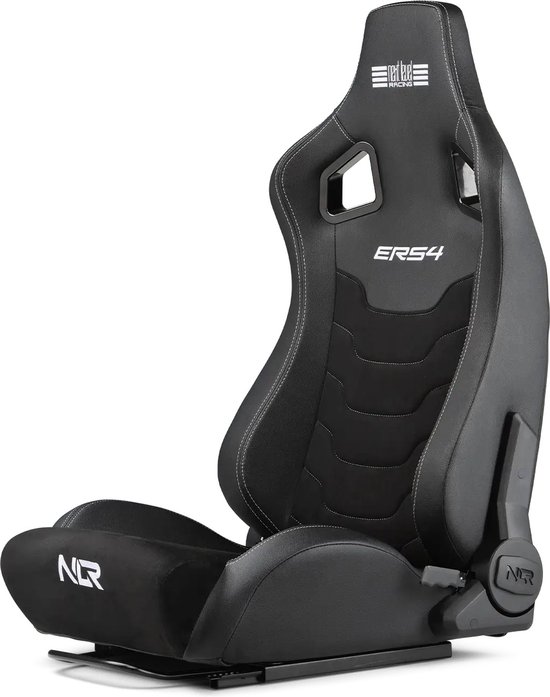 Next Level Racing - ERS4 Elite Racing Stoel - Verstelbare Rugleuning - PU Leer & Suede Editie - Zwart van Next Level Racing — afbeelding 4