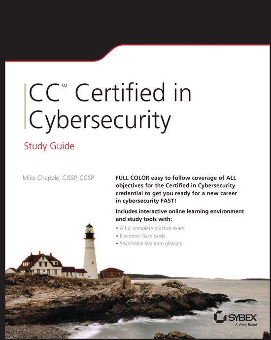 Sybex Study Guide- CC Certified in Cybersecurity Study Guide - cover