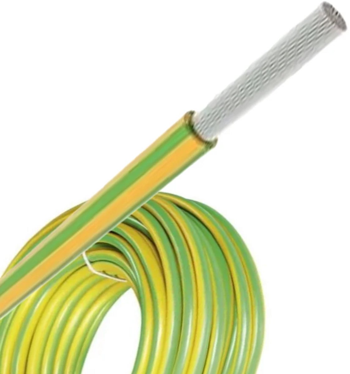 Aardingskabel H07Z1-K 4mm² B2ca groen/geel vertind per rol 100 meter