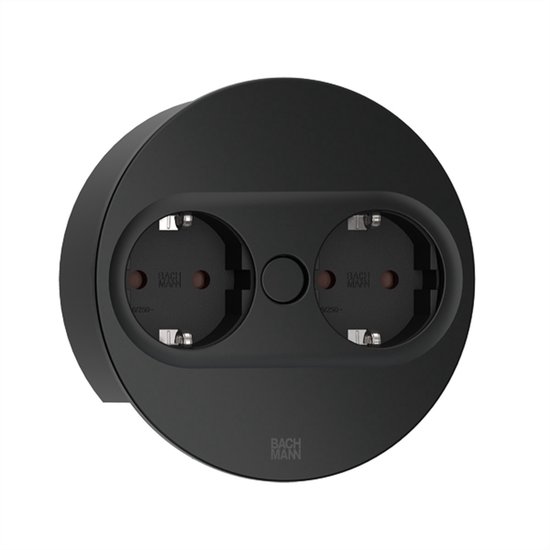 Caressi Contactdoos 2ST14 In De Kleur RVS Met 2 Stopcontacten Met