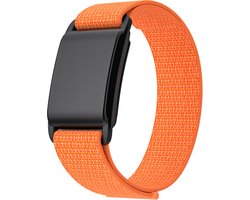 Stravo Nylon Sport Loop bandje & Beschermhoes geschikt voor Whoop 4.0/Whoop 3.0 – Ademend, Instelbaar & Duurzaam voor Fitness, Gezondheid & Activiteitstracking (Oranje)