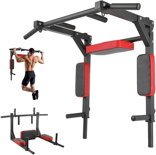 Leogreen Wall Mounted, Fitness Bar for Home, Pull-Up Bar