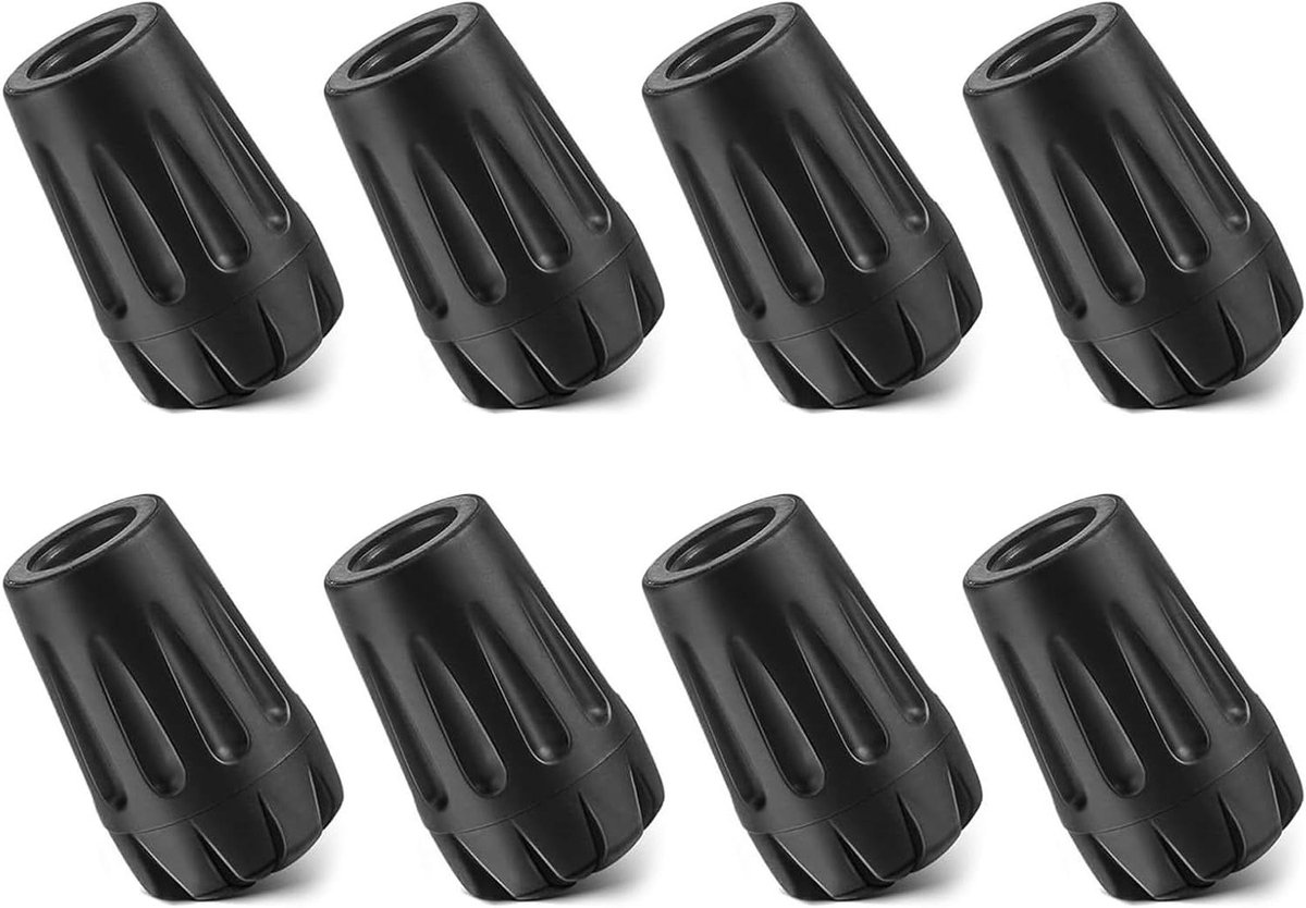8 Stuks Nordic Walking Stokken Rubber Buffer - Milieuvriendelijk TPR-materiaal, vervangende rubberen buffers