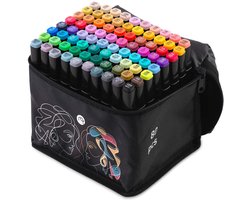 foto van Alcoholmarkers met zakje 80 stuks Nukido NK-912