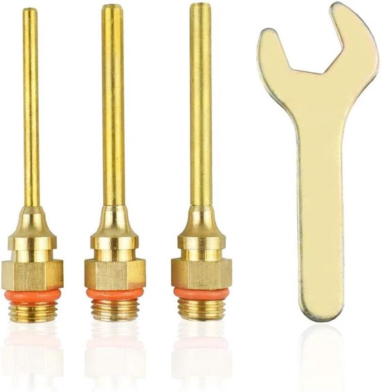 Zeilringen 6mm met gereedschap | Messing vernikkeld 25 stuks - 100